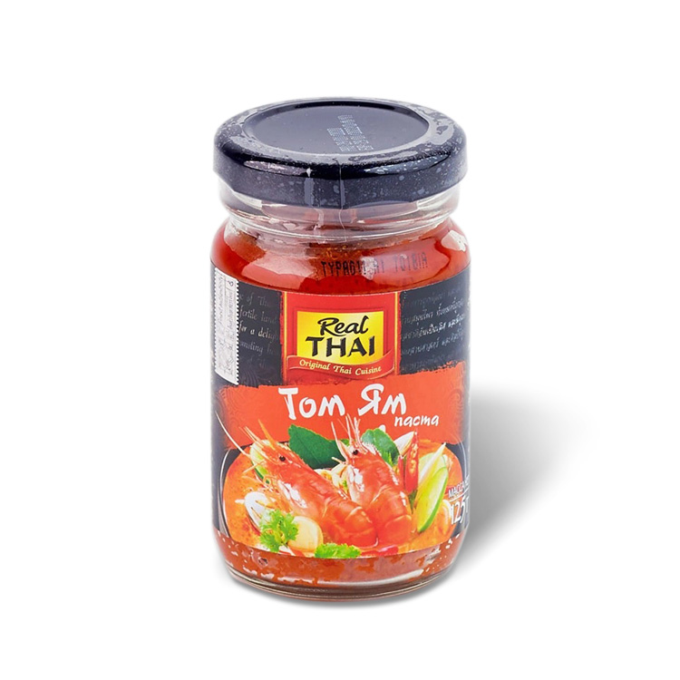 Том Ям Паста на основе растительных масел
Сделана с добавлением кокосового и соевого масла, имеет более слабую остроту.
Упаковка 125 грамм.
