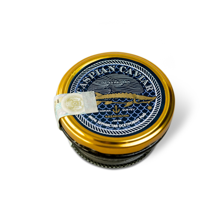 Икра Черная Зернистая
Осетровая икра рыбы Стерлядь, выращенной на Каспийском море. Качественная и вкусная рассыпная икра рыбы осетровых пород светло-серого цвета, малосоленая.
Произведено в Казахстане компанией Caspian Caviar.
Упаковка весом 120 грамм.