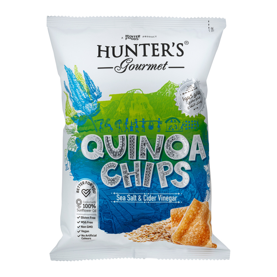 Чипсы из Киноа с солью и бальзамиком 75 гр
В чипсах Hunters Gourmet Quinoa Chips используется древнее зерно киноа, которое является одним из наиболее питательных продуктов на планете. Киноа, также известная как &quot;Матерь всех зерен&quot;, выращивается уже тысячелетиями в регионе Анд и ценится за богатое содержание белка и аминокислот, полноценно усвояемых человеческим организмом.
Эти изогнутые чипсы - истинное произведение искусства, созданное для удовлетворения вашего вкуса. Они обладают нежной текстурой и гармоничным сочетанием морской соли и яблочного уксуса, которые придают им неотразимый шик и изысканность. В каждом кусочке вы сможете почувствовать элегантность, это настоящее произведение искусства.
Выбирайте чипсы Hunters Gourmet Quinoa Chips - Соль и Бальзамический уксус, чтобы добавить немного роскоши и вкуса в свою жизнь. Они станут идеальным спутником для вашего расслабленного вечера, особого мероприятия или просто для угощения себя в любой момент.
Изготовлено в ОАЭ.
Упаковка весом 75 грамм.