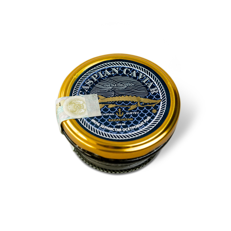 Икра Осетровая Caspian Caviar
Качестванная казахстанская черная икра, производится в Атырау в основном для экспортного рынка. Нежная на вкус, рассыпчатая и деликатесная, зернистая икра оказывает благотворное влияние на сердечно-сосудистую систему, укрепляет кости и улучшает кожу, поднимает тонуса и настроение.
Сертифицированный продукт казахстанского производства.
Упаковка весом 230 грамм.