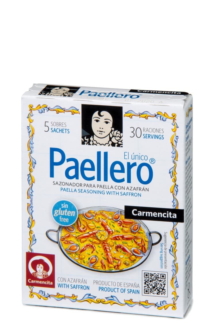 Оригинальная приправа для Паэльи Carmencita
Смесь специй и Шафрана для приготовления испанских блюд. Только натуральные ингридиенты оригинального вкуса.
В упаковке 5 пакетов. Одного пакета достаточно для приготовления Паэльм на 4-5 человек.